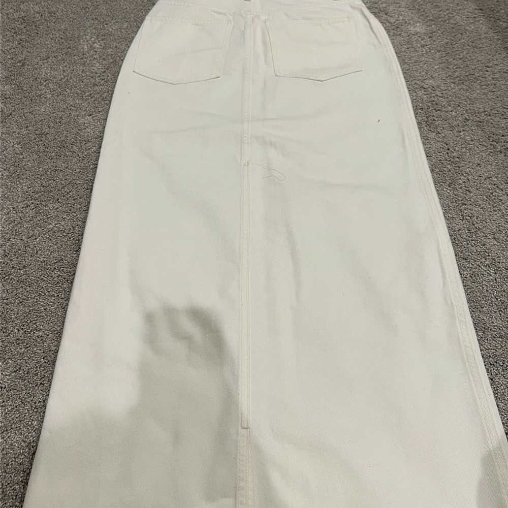 Zara White Pencil Skirt